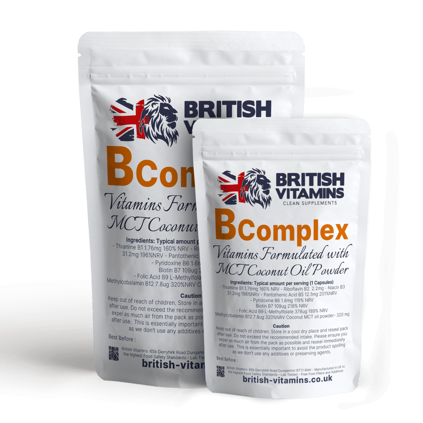 B Complex with MCT Oil – Supports Energy, Nervous System & Immunity – British Vitamins Food Supplement Health & Beauty:Vitamins & Lifestyle Supplements:Vitamins & Minerals British Vitamins