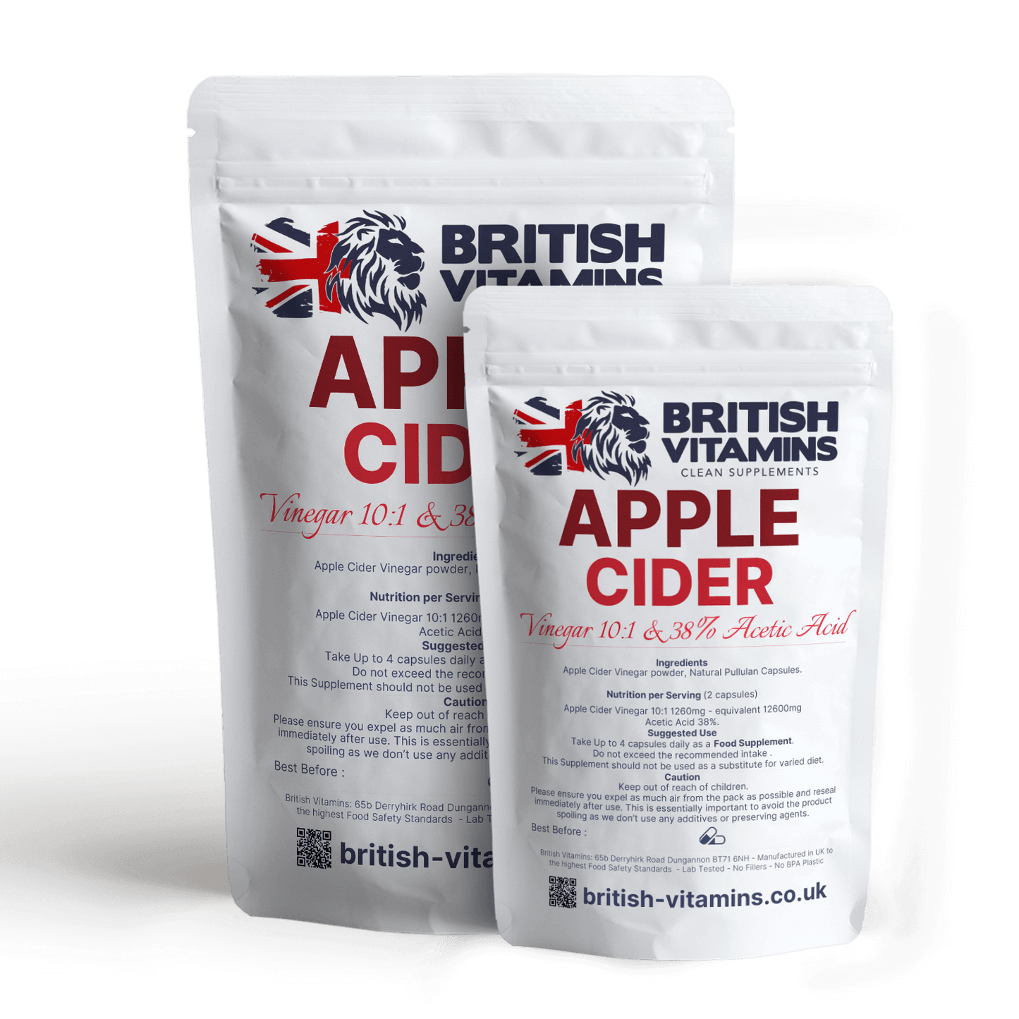 Apple Cider Vinegar Capsules Health & Beauty:Vitamins & Lifestyle Supplements:Vitamins & Minerals British Vitamins