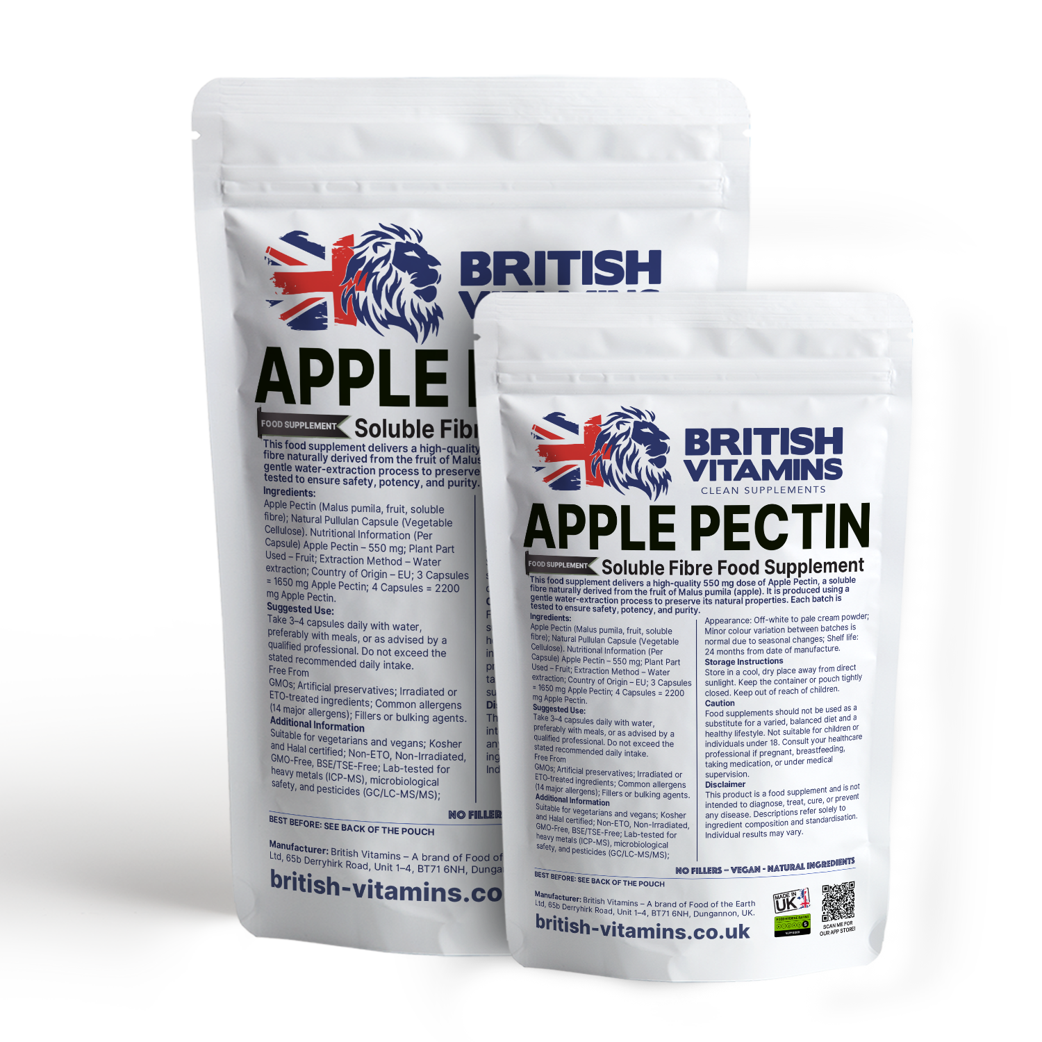 Apple Pectin British Vitamins