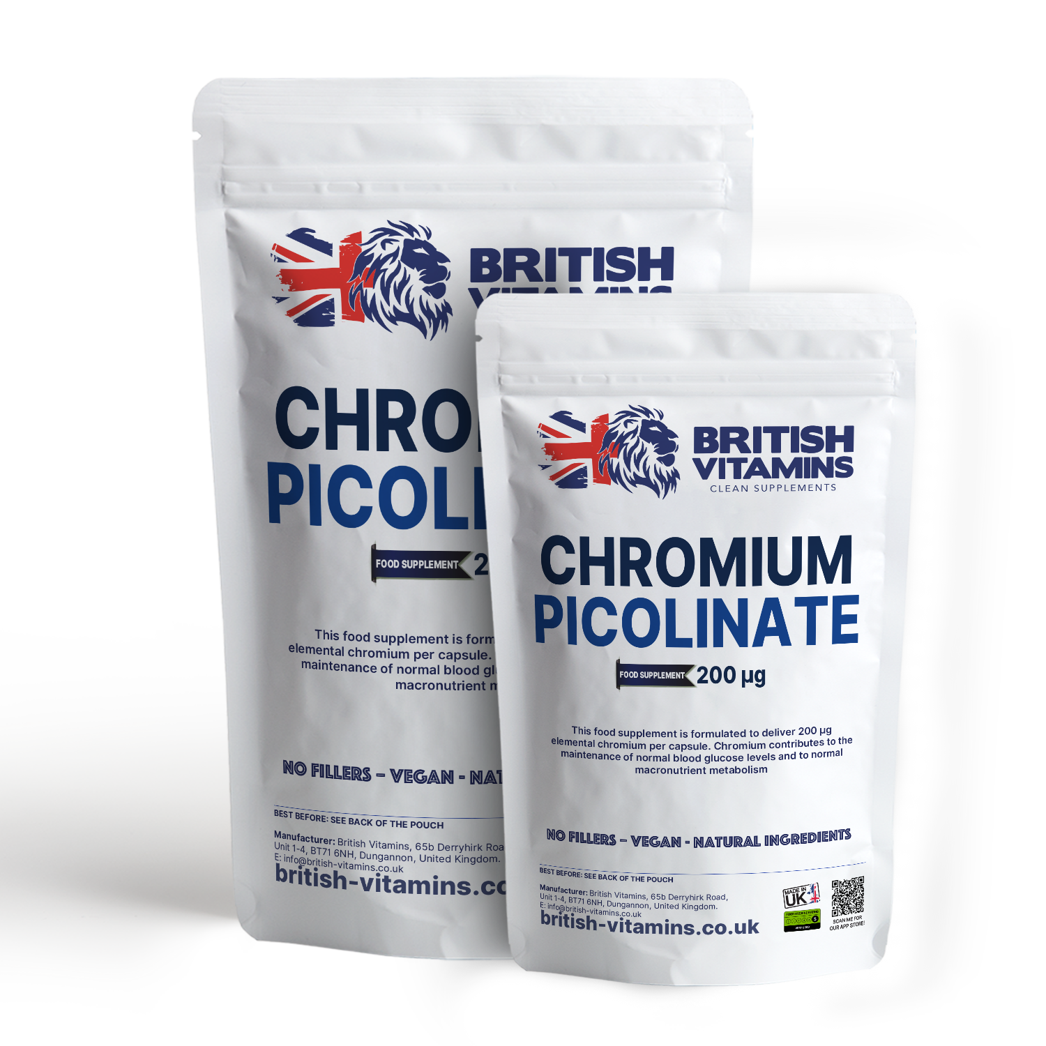 Chromium Picolinate 200 µg British Vitamins