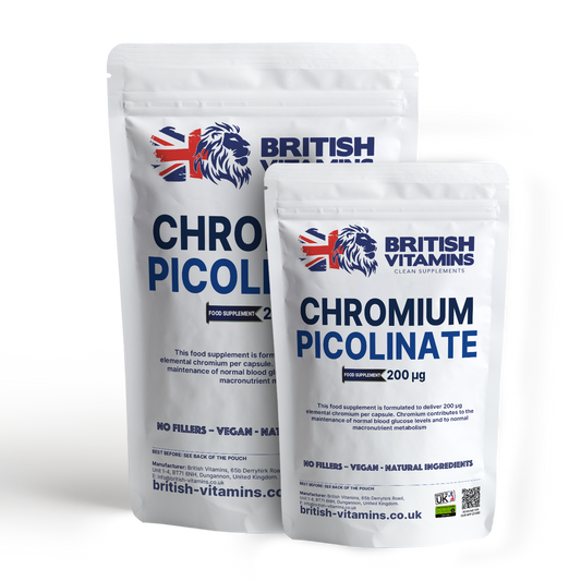 Chromium Picolinate 200 µg British Vitamins