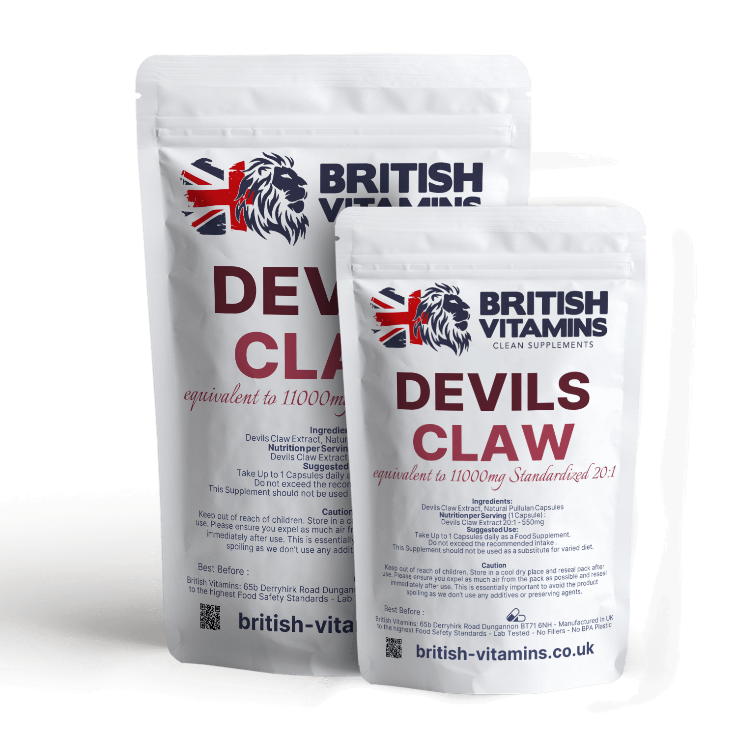 Devils Claw Extract 20:1 11000mg Extract Health & Beauty:Vitamins & Lifestyle Supplements:Vitamins & Minerals British Vitamins 5 Capsules ( Sample )