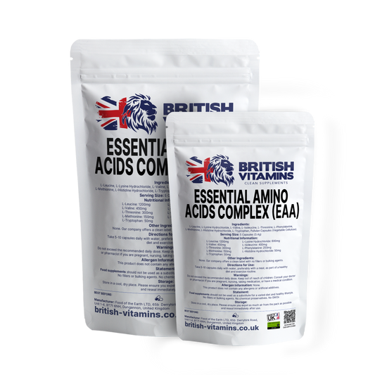 Essential Amino Acids (EAA) Health & Beauty:Vitamins & Lifestyle Supplements:Vitamins & Minerals British Vitamins
