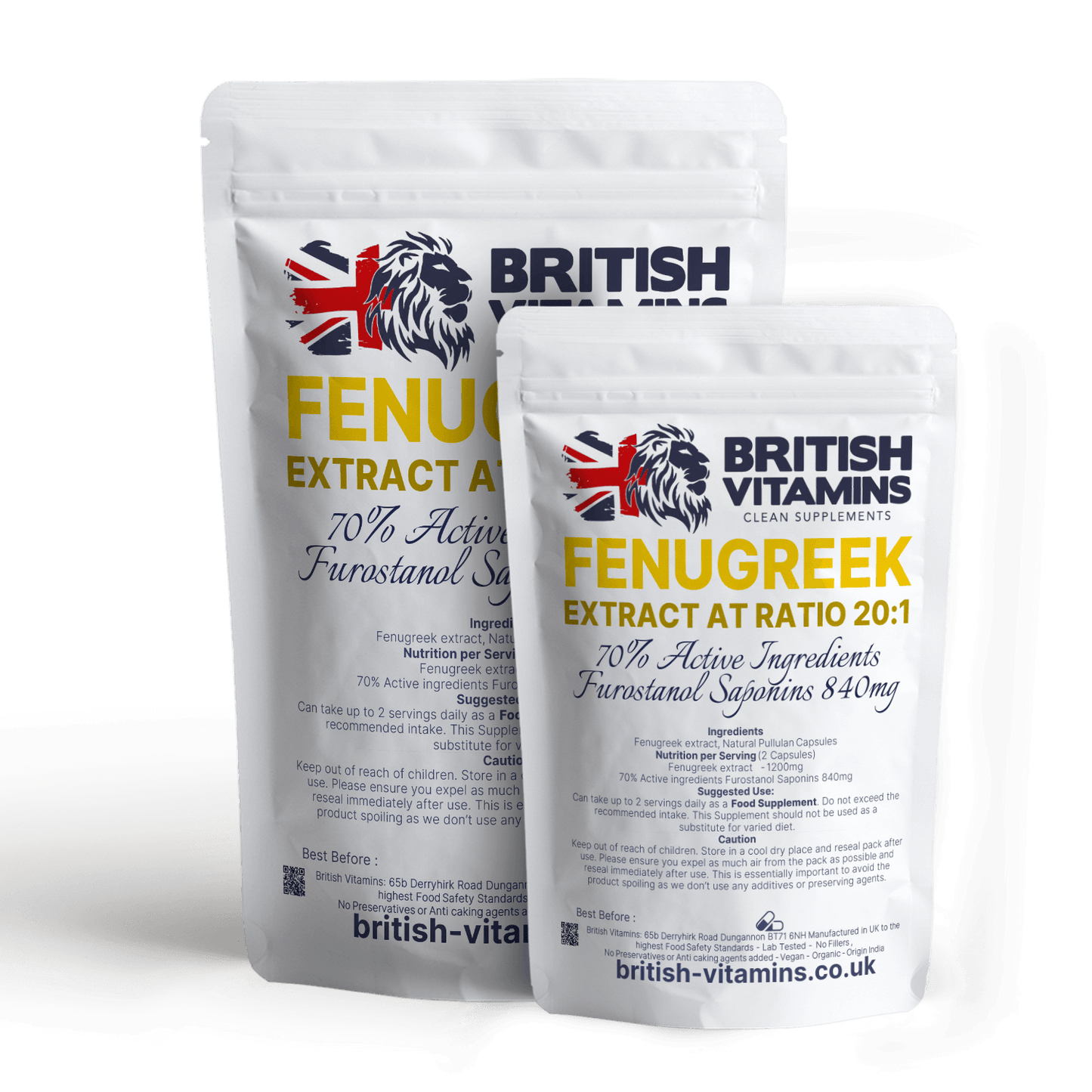 Fenugreek extract Health & Beauty:Vitamins & Lifestyle Supplements:Sports Supplements:Protein Shakes & Bodybuilding British Vitamins 5 capsules