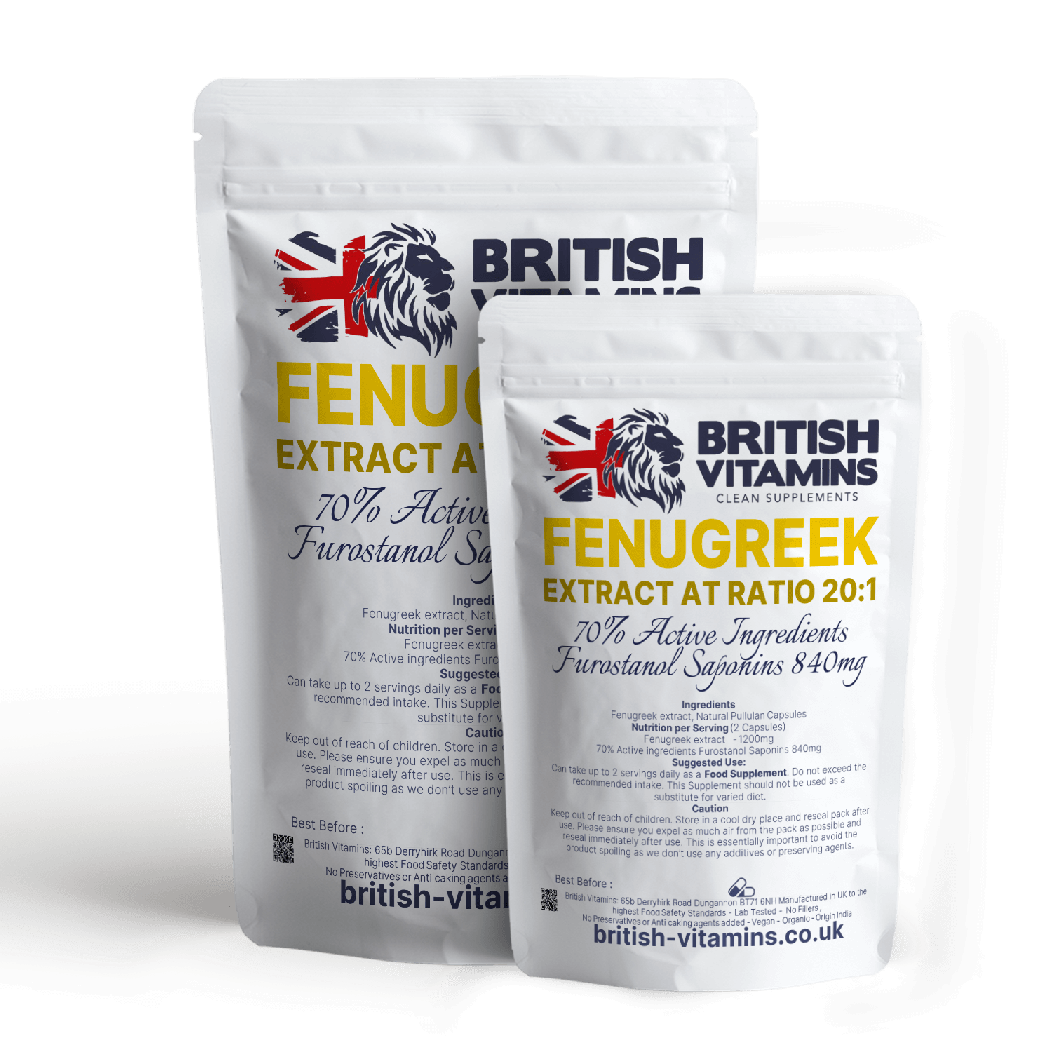 Fenugreek extract Health & Beauty:Vitamins & Lifestyle Supplements:Sports Supplements:Protein Shakes & Bodybuilding British Vitamins 5 capsules
