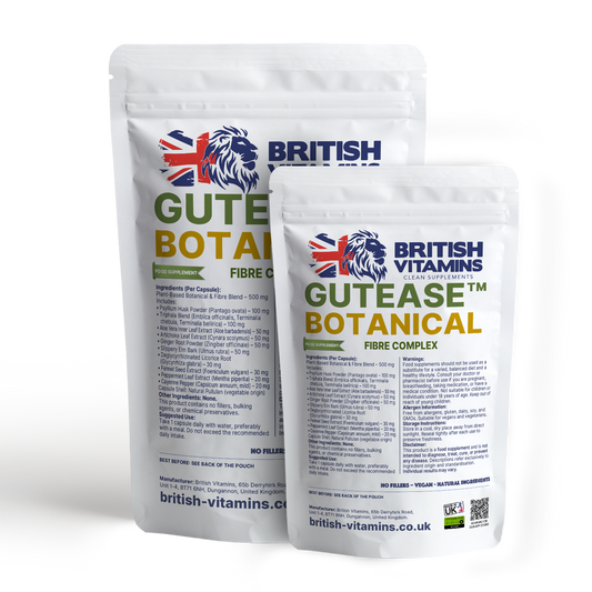 GutEase™ – Plant-Based Fibre Botanical Complex Health & Beauty:Vitamins & Lifestyle Supplements:Vitamins & Minerals British Vitamins