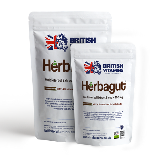 Herbagut® Multi Herbal Extract Blend 400 mg British Vitamins