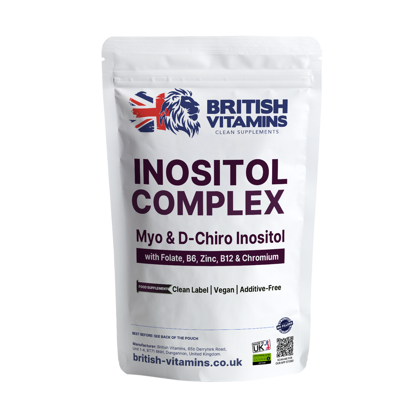 Inositol Complex British Vitamins 90 Capsules