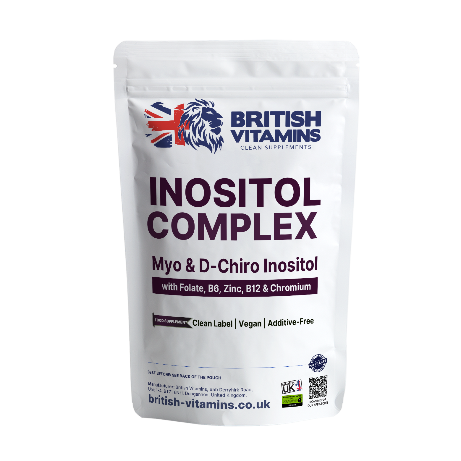 Inositol Complex British Vitamins 90 Capsules