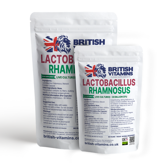Lactobacillus Rhamnosus 30 Billion CFU live culture bacteria Health & Beauty:Vitamins & Lifestyle Supplements:Vitamins & Minerals British Vitamins
