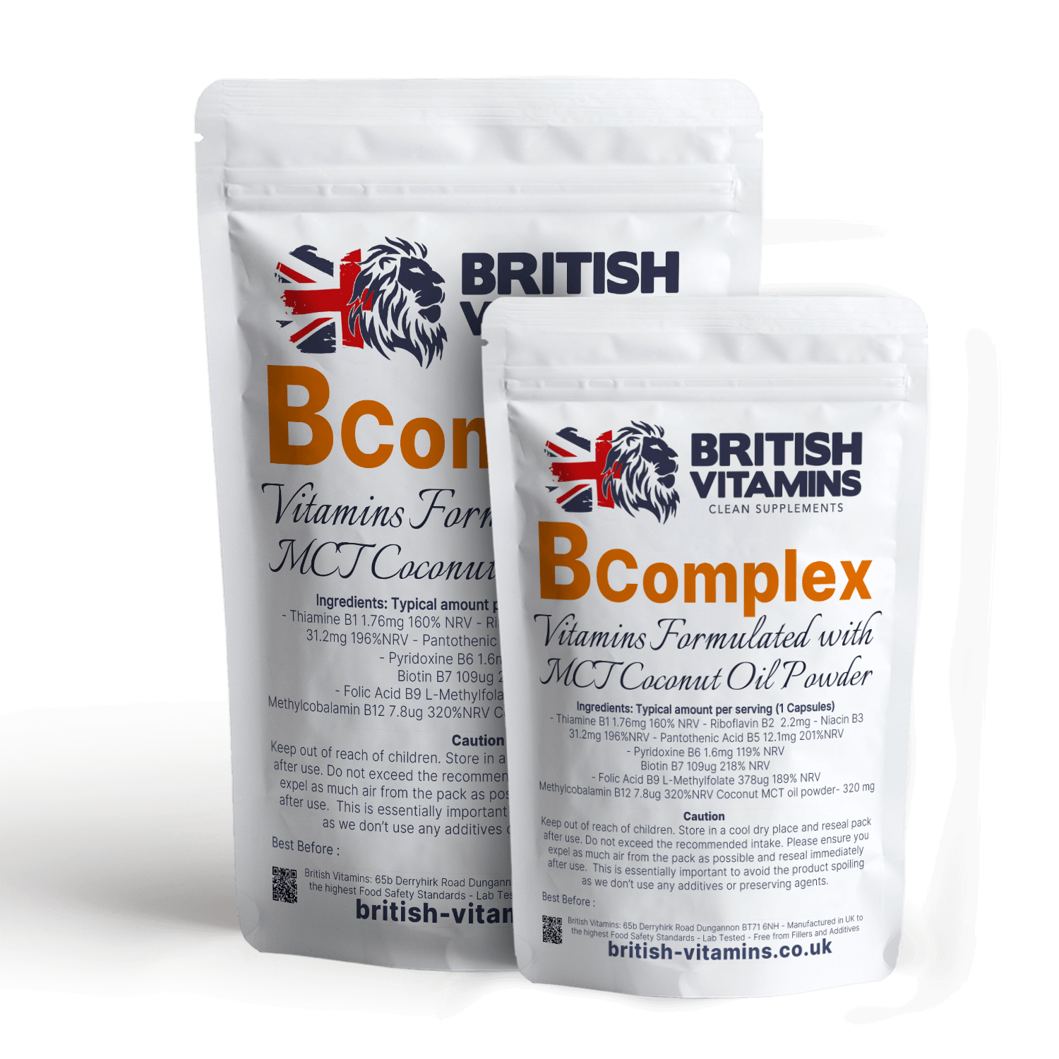 B Complex with MCT Oil – Supports Energy, Nervous System & Immunity – British Vitamins Food Supplement Health & Beauty:Vitamins & Lifestyle Supplements:Vitamins & Minerals British Vitamins