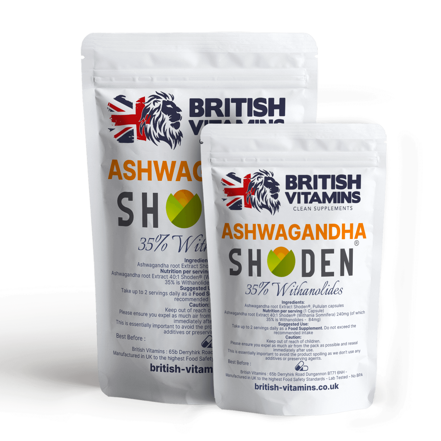 Ashwagandha Shoden Health & Beauty:Vitamins & Lifestyle Supplements:Vitamins & Minerals British Vitamins