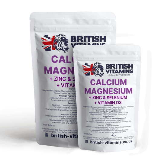 Calcium Magnesium Zinc & Vitamin D3 Selenium Supplement Health & Beauty:Vitamins & Lifestyle Supplements:Vitamins & Minerals British Vitamins