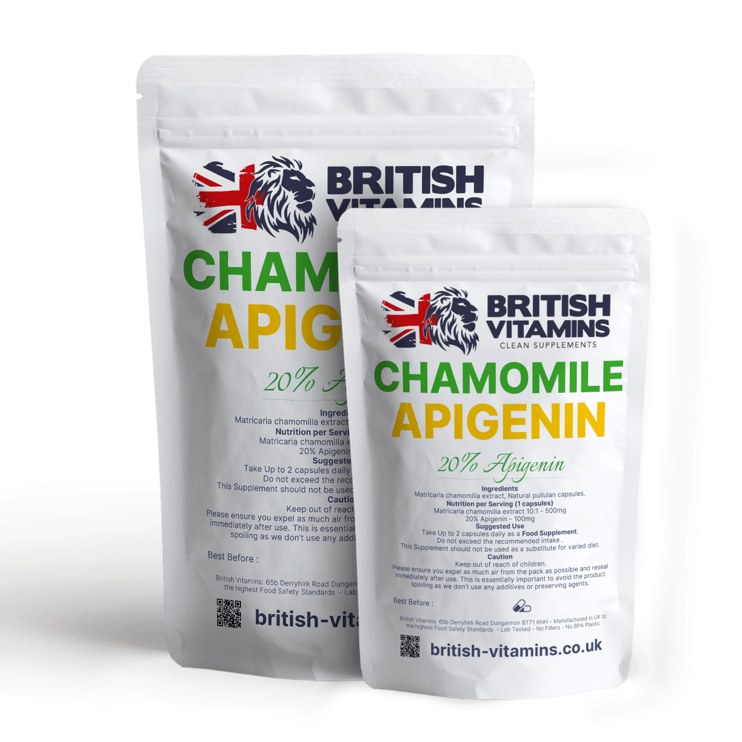 Chamomile Extract 500mg Health & Beauty:Vitamins & Lifestyle Supplements:Sports Supplements:Protein Shakes & Bodybuilding British Vitamins