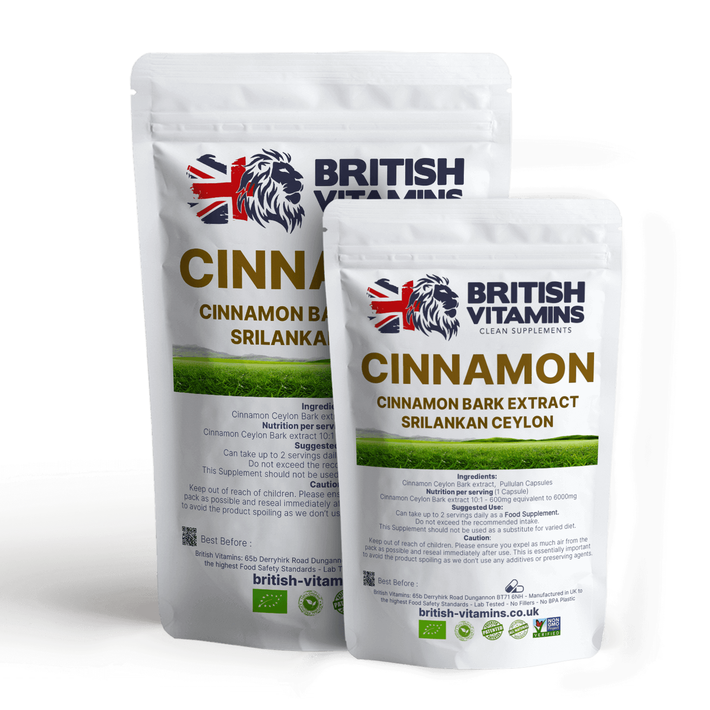 Cinnamon Capsules Health & Beauty:Vitamins & Lifestyle Supplements:Vitamins & Minerals British Vitamins