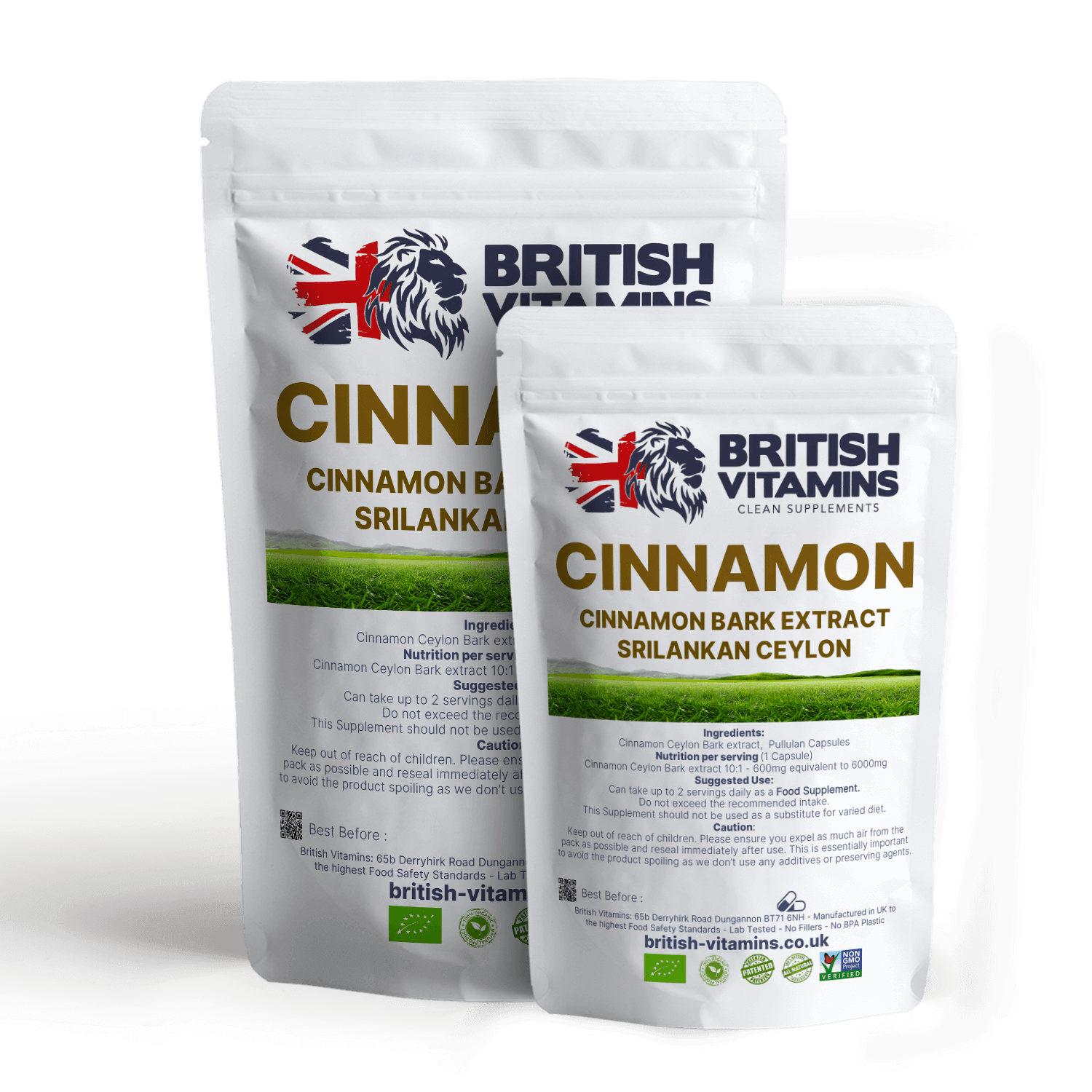 Cinnamon Capsules Health & Beauty:Vitamins & Lifestyle Supplements:Vitamins & Minerals British Vitamins