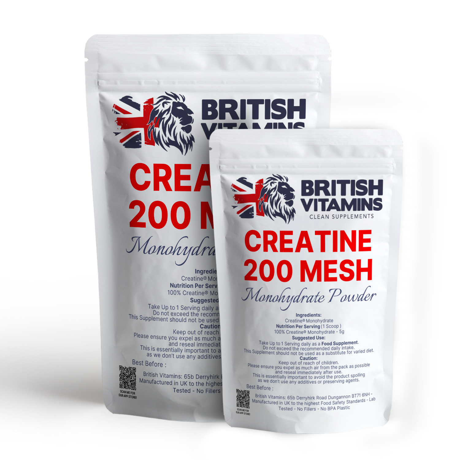 Creatine Monohydrate – 200 Mesh, Lab Tested Health & Beauty:Vitamins & Lifestyle Supplements:Vitamins & Minerals British Vitamins