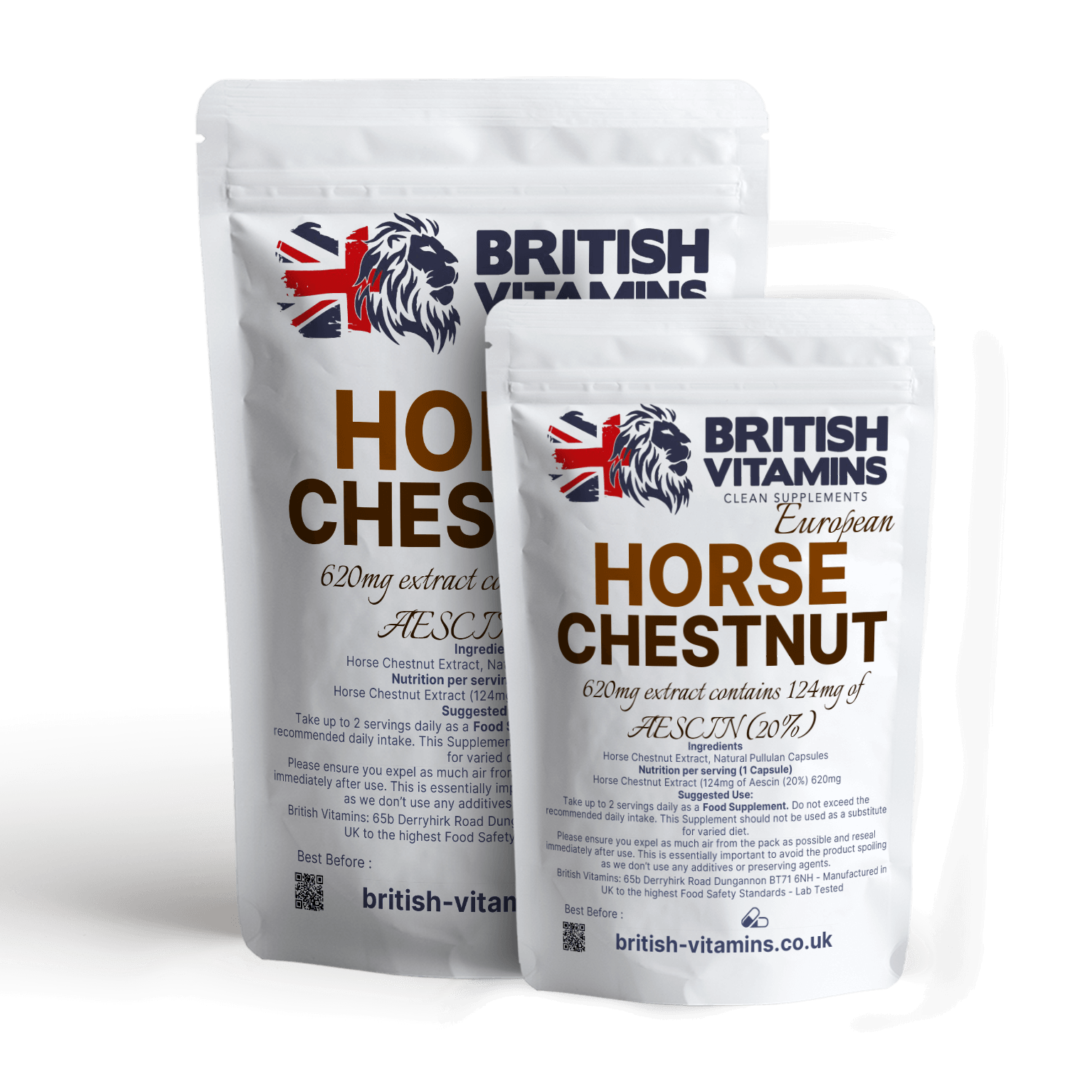 Horse Chestnut Extract Capsules 620mg Aescin -124mg Health & Beauty:Vitamins & Lifestyle Supplements:Vitamins & Minerals British Vitamins 5 Capsules ( Sample )