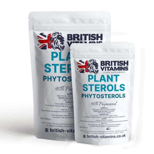 Plant Sterols Phytosterols Vegan Capsules Food Supplement British Vitamins