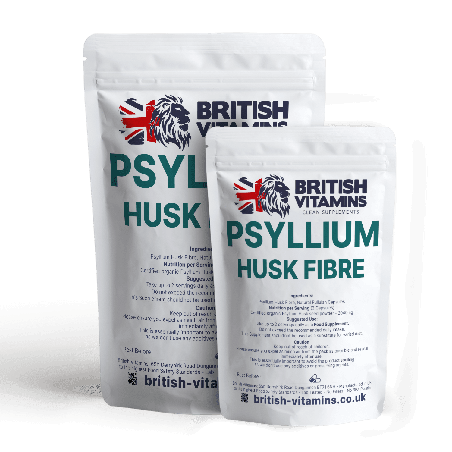 Psyllium Husk Fibre 680 mg Health & Beauty:Vitamins & Lifestyle Supplements:Vitamins & Minerals British Vitamins