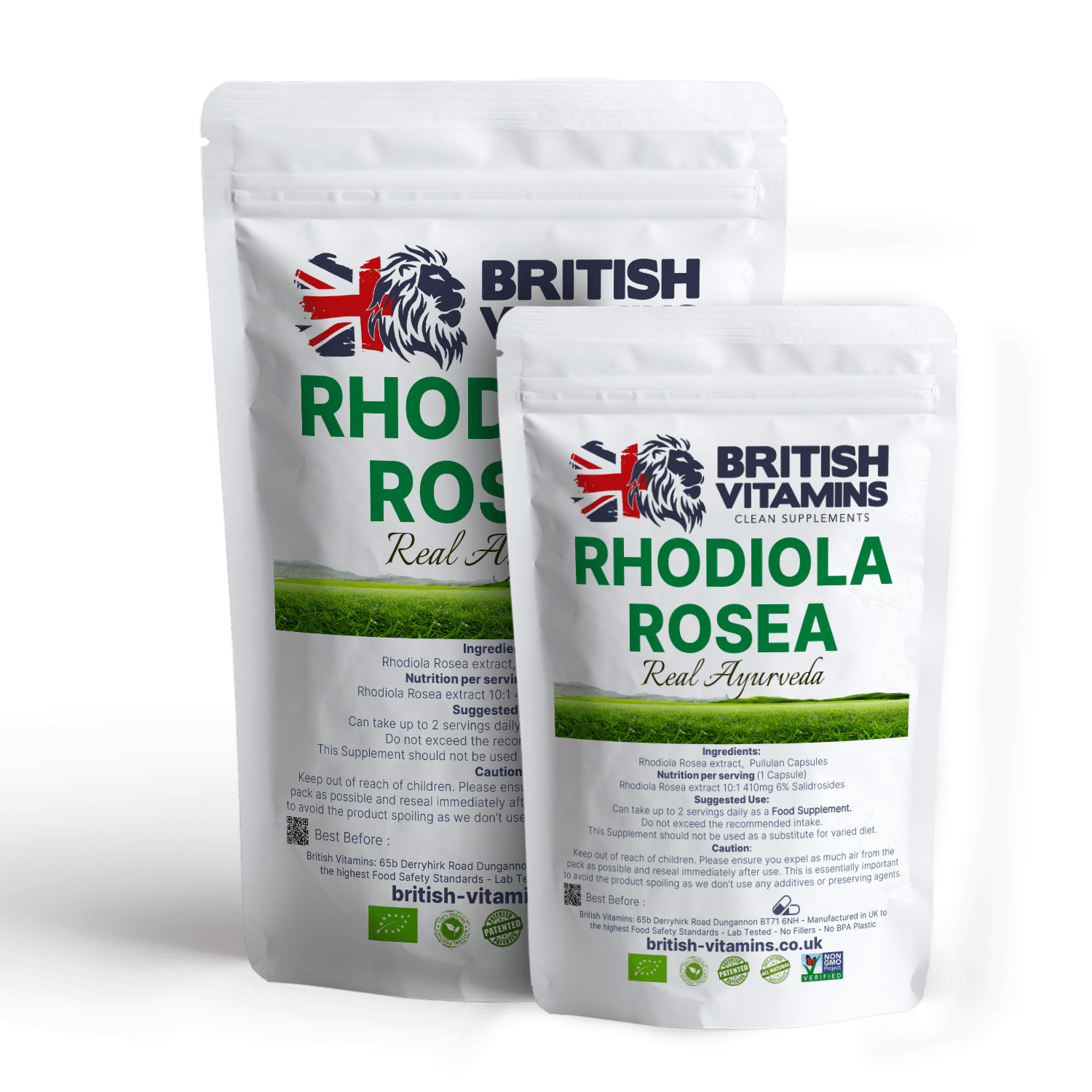 Rhodiola Rosea 410mg 10:1 6% Salidrosides 24.6mg Health & Beauty:Vitamins & Lifestyle Supplements:Vitamins & Minerals British Vitamins 30 Capsules