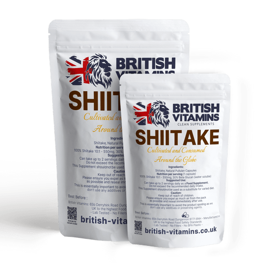Shiitake Mushroom Extract 10:1 – 30% Beta Glucans Health & Beauty:Vitamins & Lifestyle Supplements:Vitamins & Minerals British Vitamins