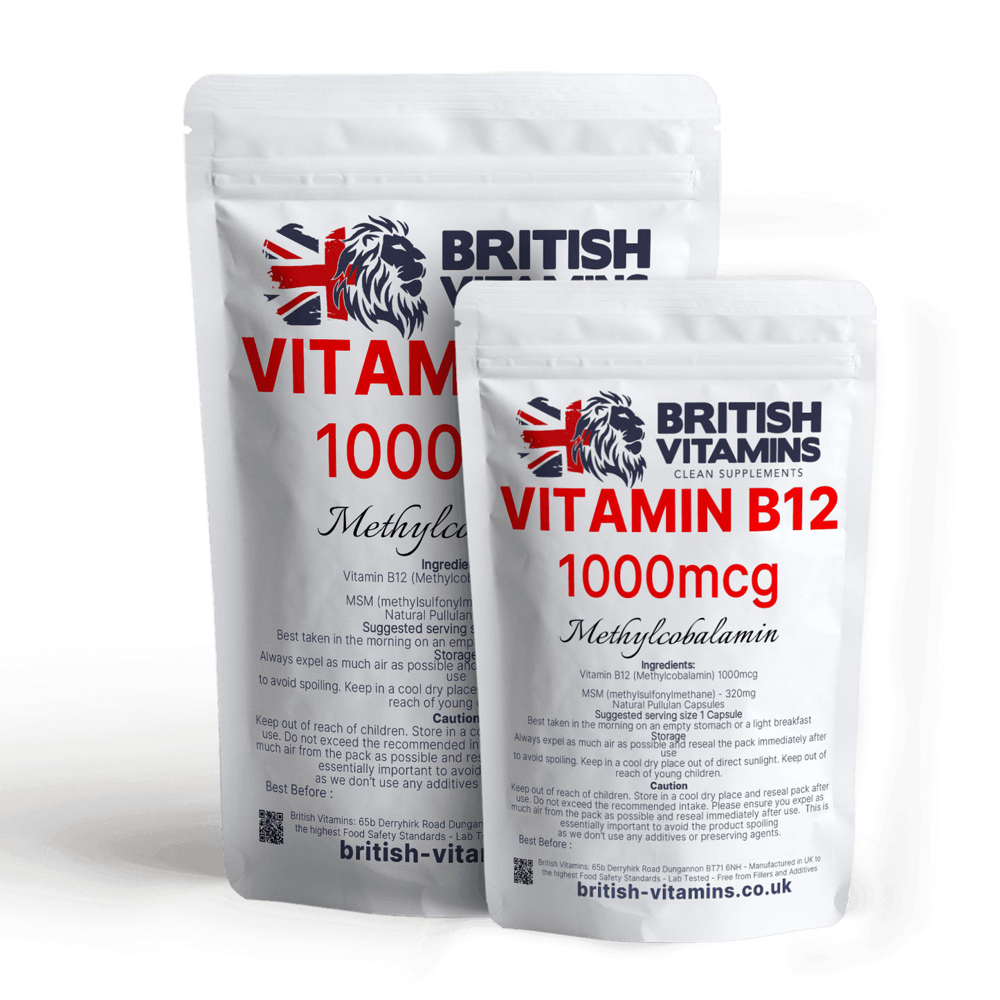 Vitamin B12 Methylcobalamin 1000mcg Health & Beauty:Vitamins & Lifestyle Supplements:Vitamins & Minerals British Vitamins