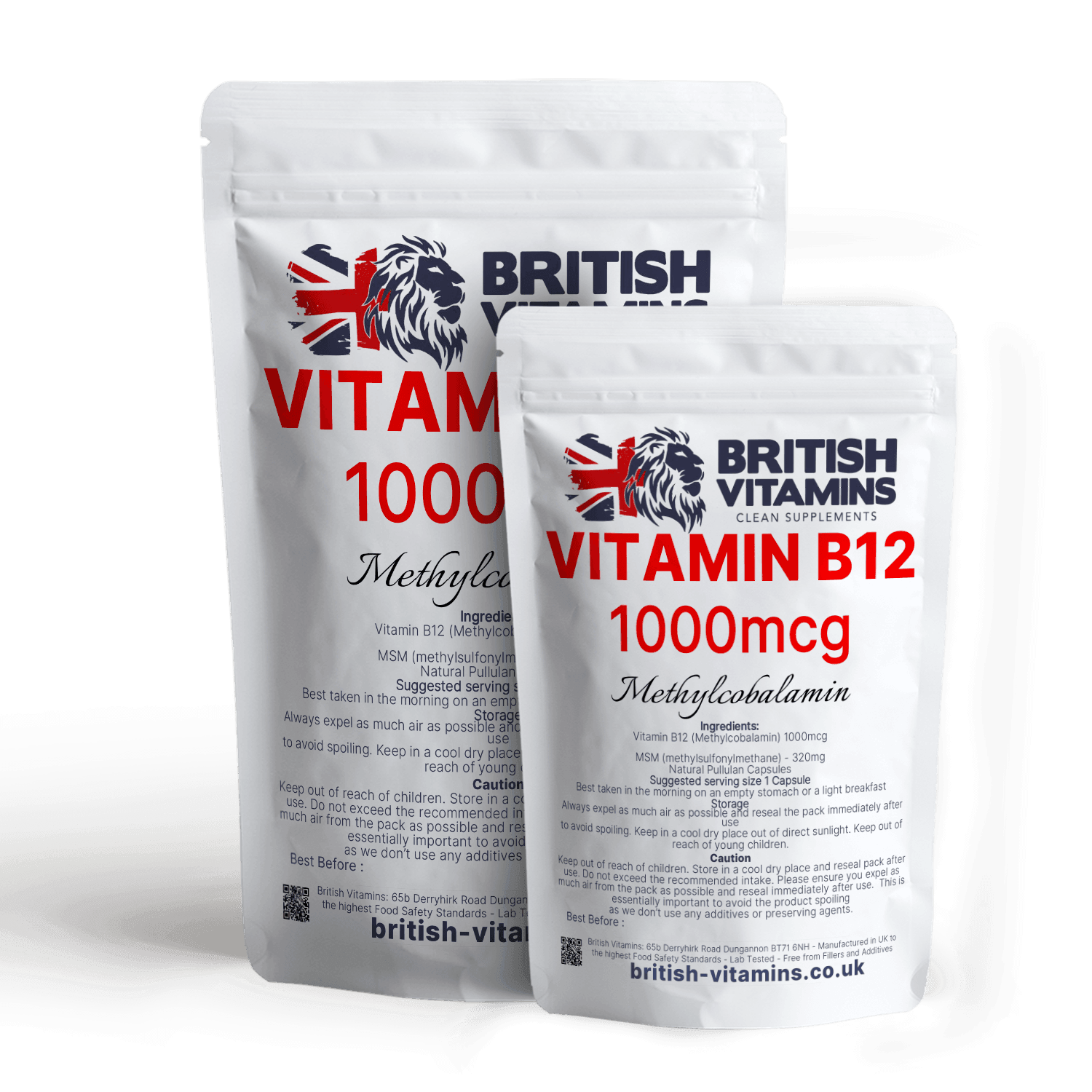 Vitamin B12 Methylcobalamin 1000mcg Health & Beauty:Vitamins & Lifestyle Supplements:Vitamins & Minerals British Vitamins